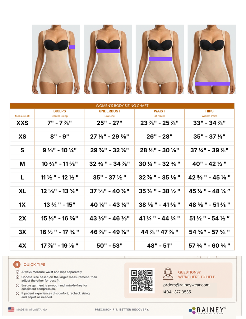 SMART FIT Step 2: Women's Mid Body Suit - SF/ WM2 