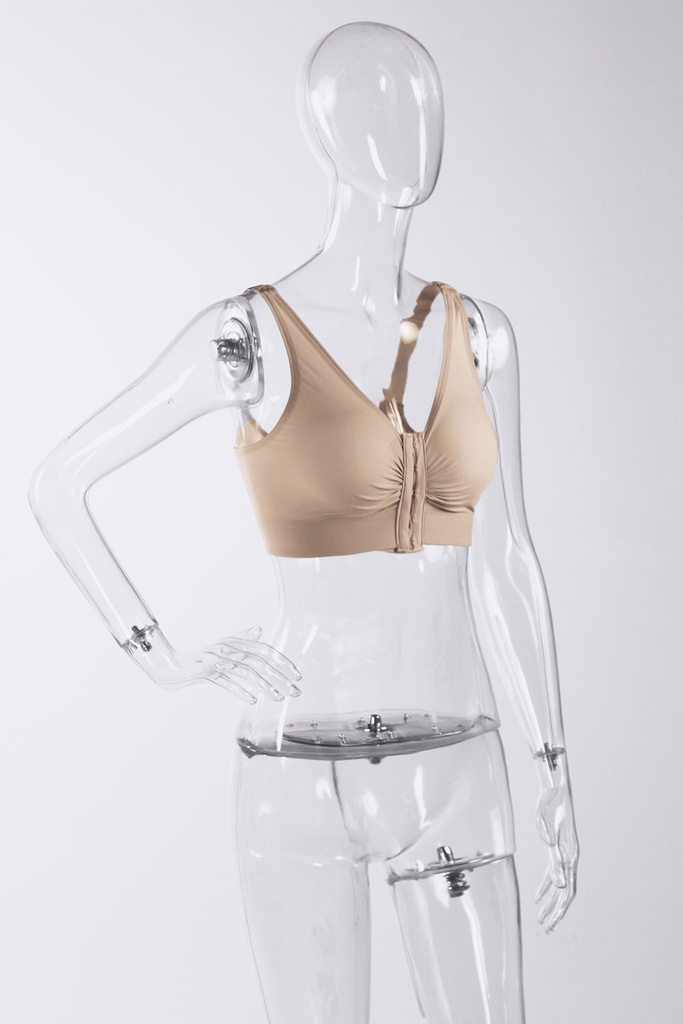 [WLB-XXS-BGE] Lower Cut Augmentation Bra - WLB  (XXS, BEIGE)