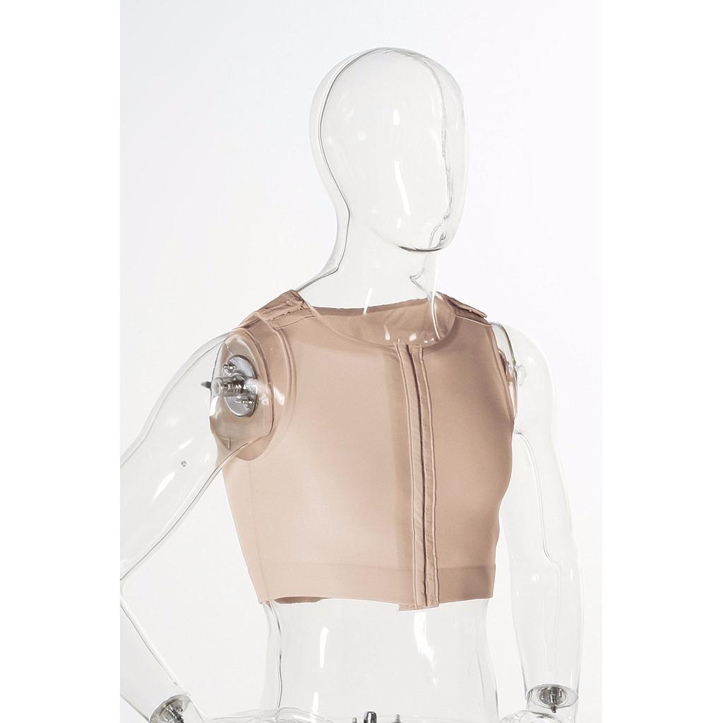 [MCV-XS-N] Men's Chest Vest - MCV (XS, Color Option: Nude)
