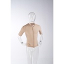 [MVS-XS-N] Men's Vest Short Sleeves - MVS (XS, Color Option: Nude)