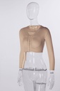 Women's Bolero Long Sleeves w/ Adjustable Implant Stabilizer - WBCL-AIS