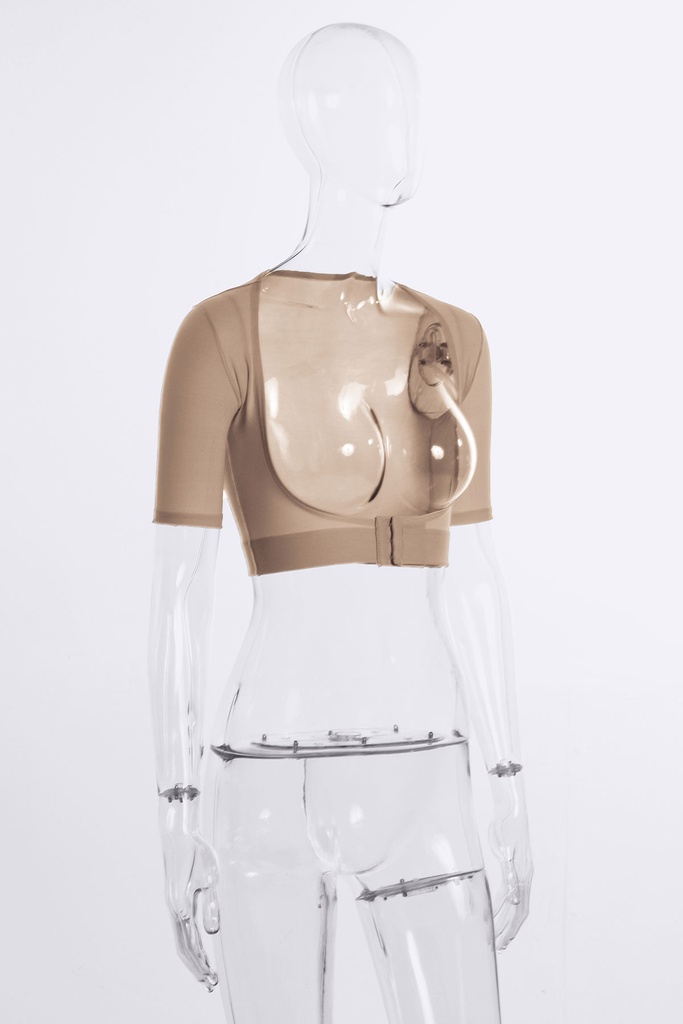 Women's Bolero Open Front Short Sleeves | Fastener at Bottom - WBOS 